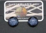 Blue Dichroic Post Earrings