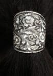 Western Shield Pewter Pony Tail Covers, Large