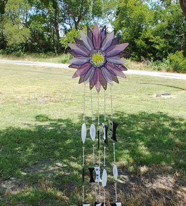Purple and Violet Wind Chime