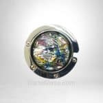 Purse Holder, Multicolored fused glass