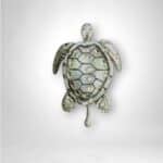 Sea Turtle Pewter Pony Tail Cover