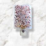 Speckled on Clear Glass LED Autosensing Night Light