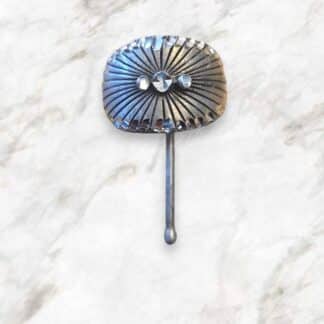 Diamond Flare Pewter Pony Tail Cover, Small