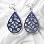 Leatherette Hook Earrings