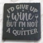 Engraved Slate Coasters