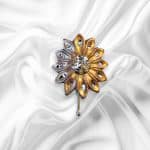 Daisy Rose Toned Pewter Pony Tail Cover